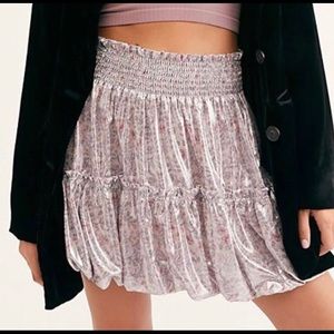 Free people mini skirt tags on